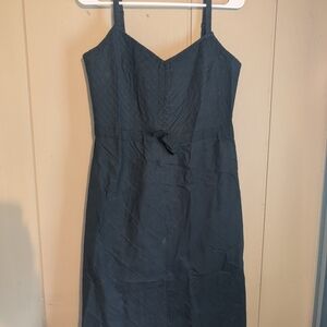 GAP Black Quilted Dress